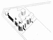 pict 122 * 122. Extentions to Museu A?lvaro de Castro - L. Marques (Maputo) - axonometric * 1605 x 1226 * (28KB)